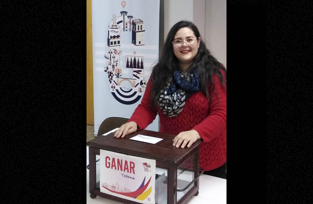 Ganar Totana-IU agradece a Inmaculada Blázquez su